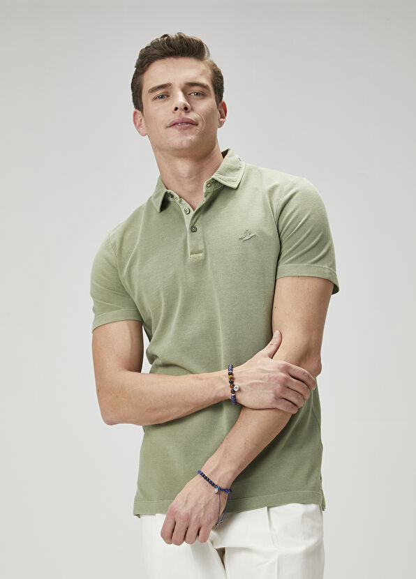 Beymen Club Comfort Fit Light Khaki Polo T-Shirt - 1