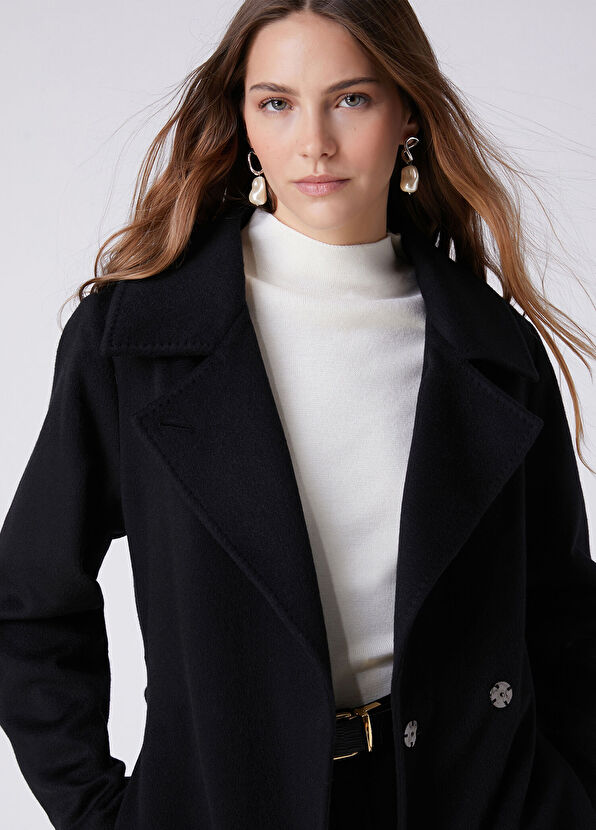 Beymen Club Black Cashmere Coat - 2