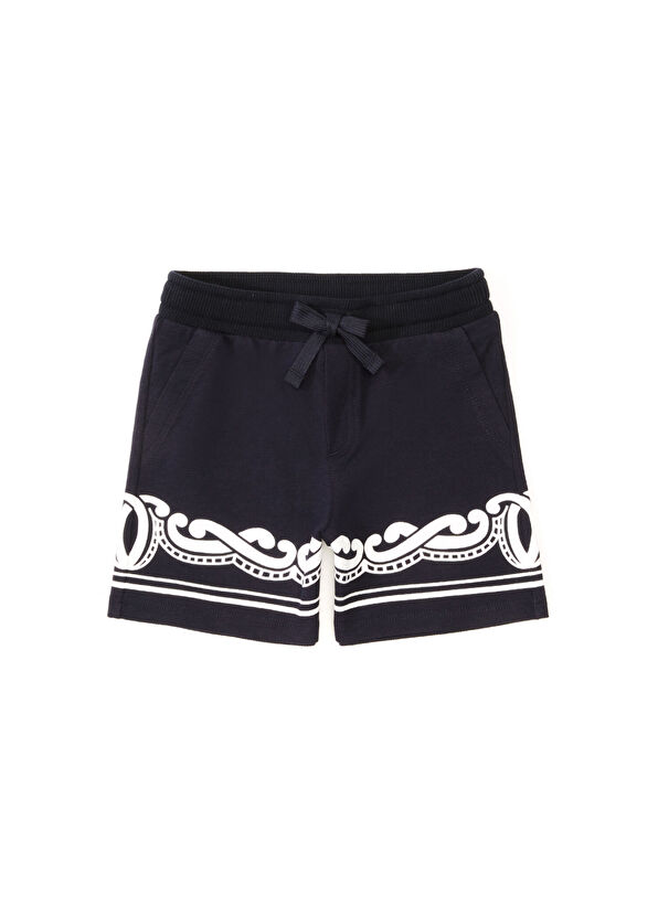 Dolce&Gabbana Lacivert Erkek Bebek Bermuda - 1