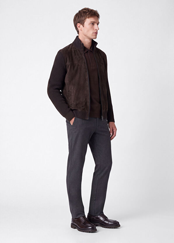 Beymen Club Comfort Fit Brown Ottoman Polo Sweatshirt - 2