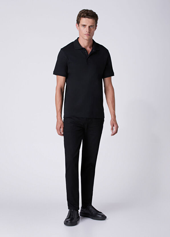 Beymen Club Comfort Fit Siyah Polo Yaka T-shirt - 3