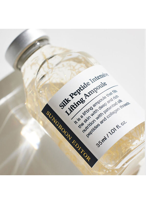 Sungboon Editor Silk Peptide Intensive Lifting Ampoule İpek Peptitleri Ve Kolajen İçeren Sıkılaştırıcı Ampul Cilt Serumu 35 ml - 4