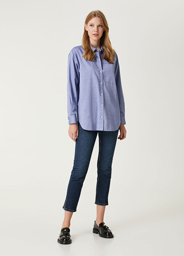 Beymen Club Koyu Mavi Cepli Gömlek - 2