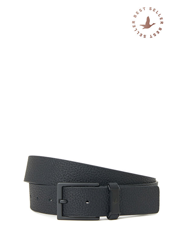 Beymen Club Siyah Erkek Deri Kemer - 1