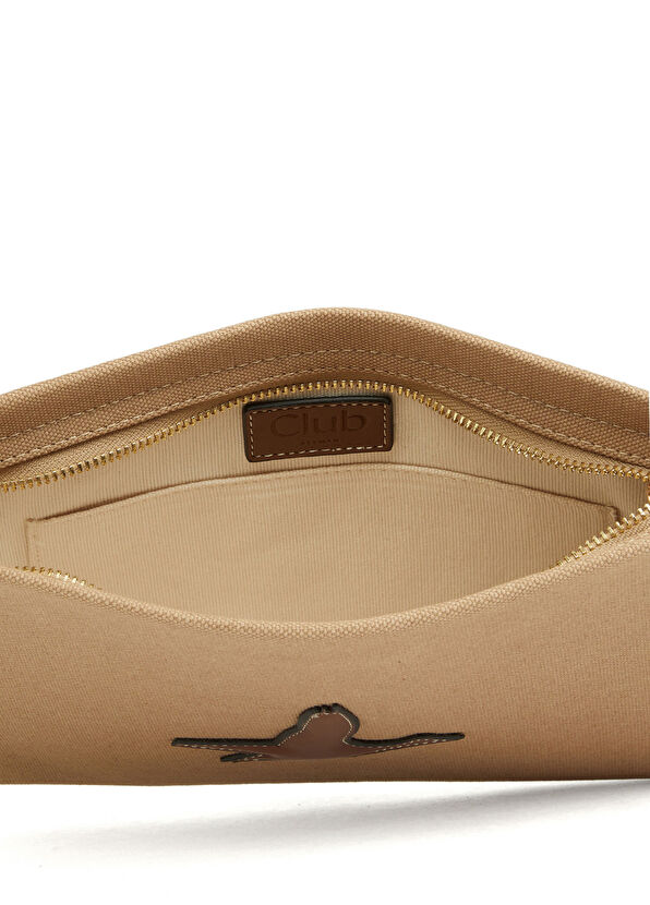 Beymen Club Brown Women's Canvas Hand Portfolio - 4