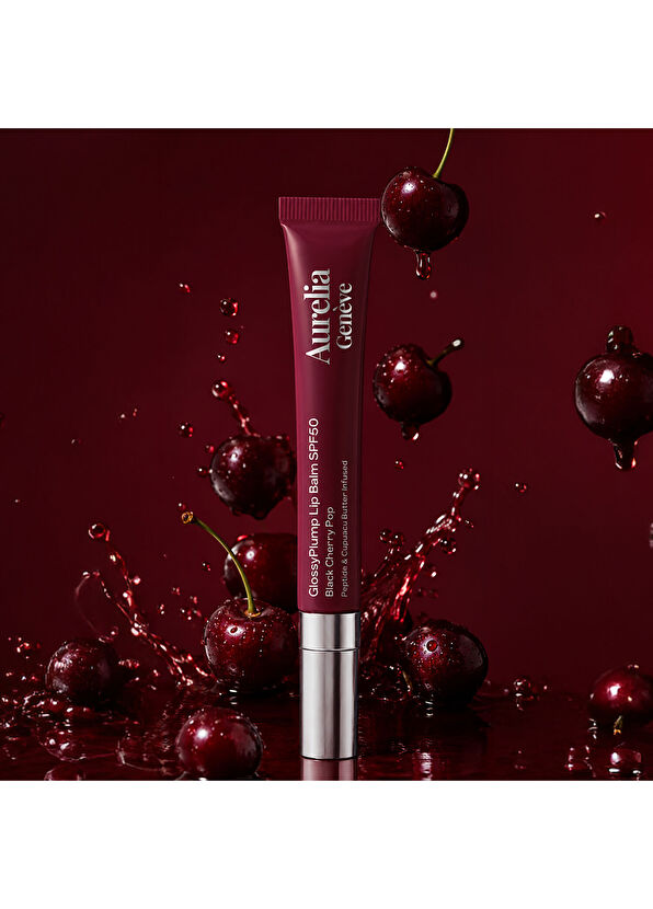 Aurelia Genève Glossy Plump Lip Balm SPF50 - Black Cherry Pop - 4