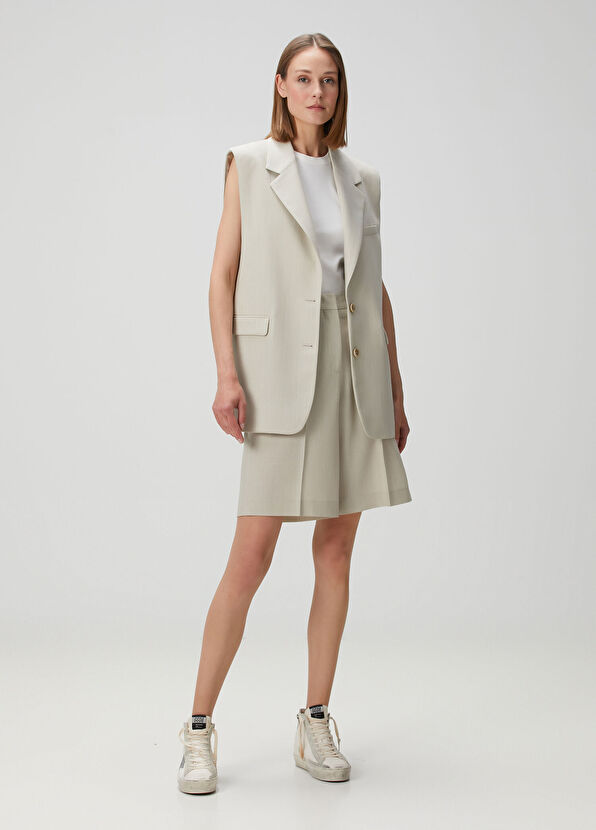 Golden Goose Beige Wool Vest - 2