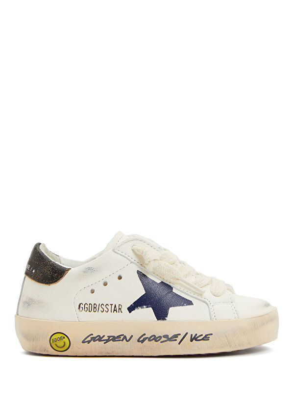 Golden Goose Superstar Multi-Color Unisex Children Leather Snea - 1