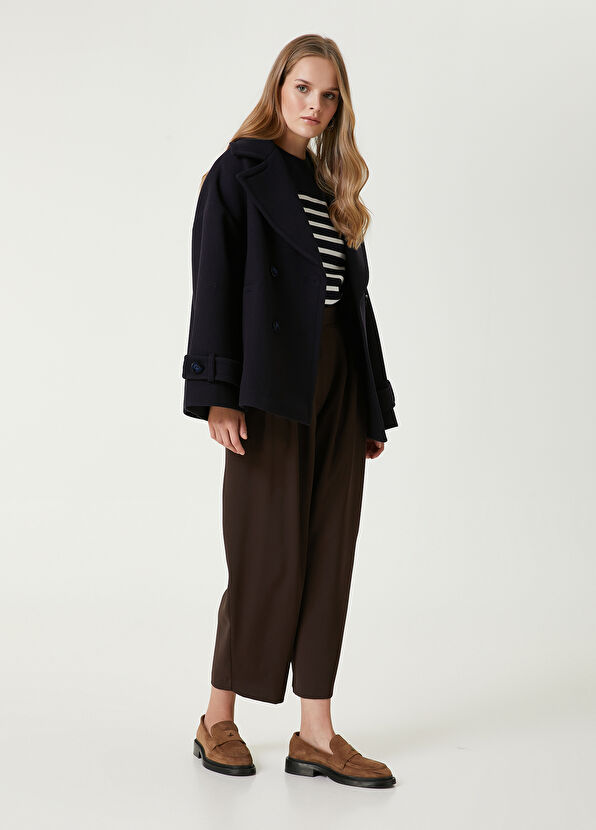 Beymen Club Lacivert Beyaz Çizgili Kazak - 3