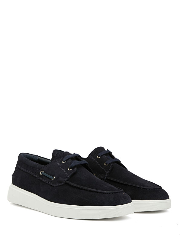 Beymen Club Navy Blue Men's Suede Sneaker - 2