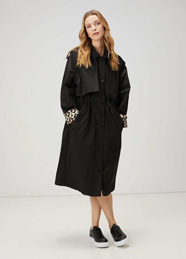 Beymen Club Black Hooded Overcoat - 4
