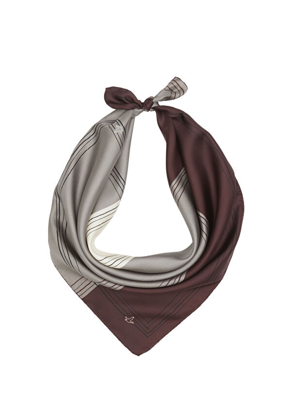 Beymen Club Colorblocked Silk Scarf - 2