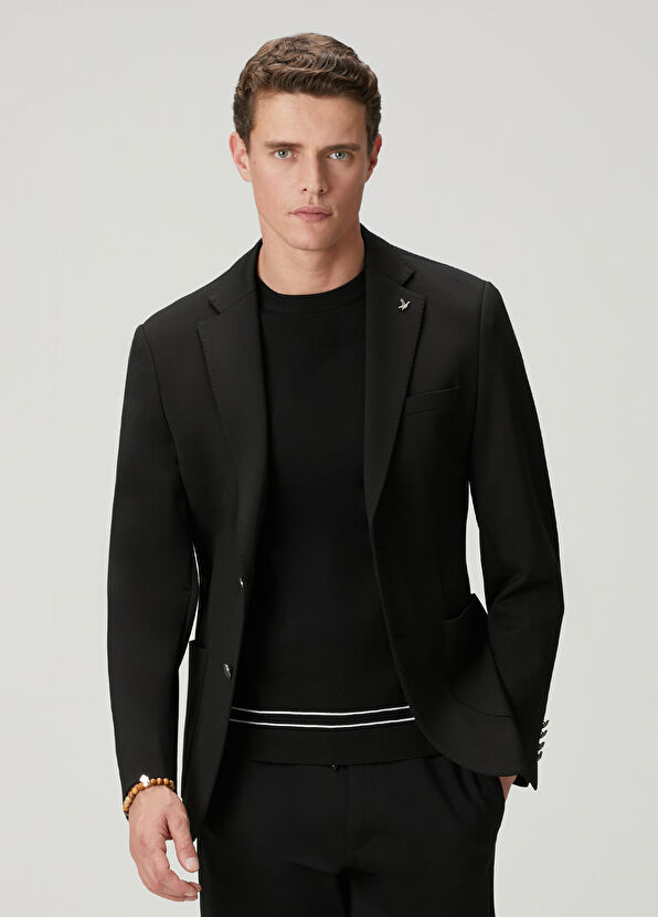 Beymen Club Black Knitted Blazer - 2