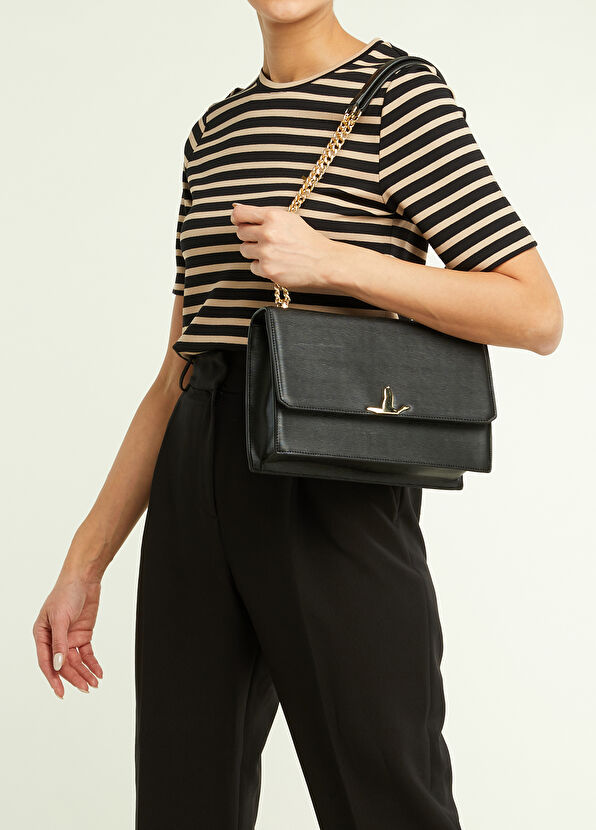 Beymen Club Daria Medium Black Women's Crossbody Bag - 2