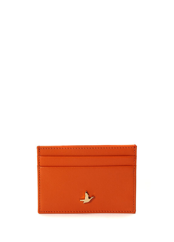 Beymen Club Turuncu Kadın Deri Kartlık - 1