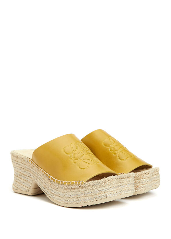 Hardal Kadın Deri Espadril - Görsel 3