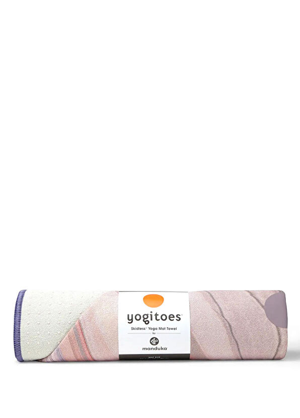 Manduka Yogitoes® Pink Ether Yoga Mat Towel - 2