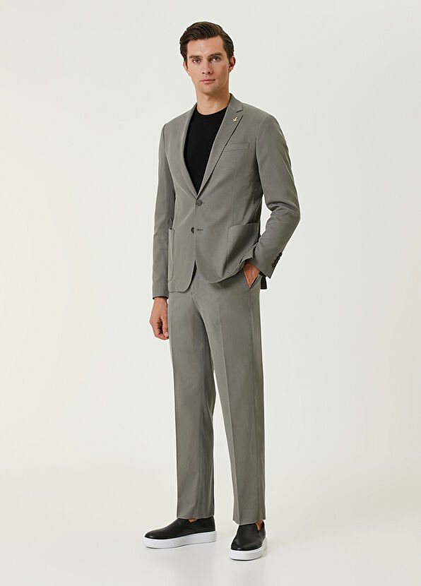 Beymen Club Drop 6 Haki Takım Elbise - 4