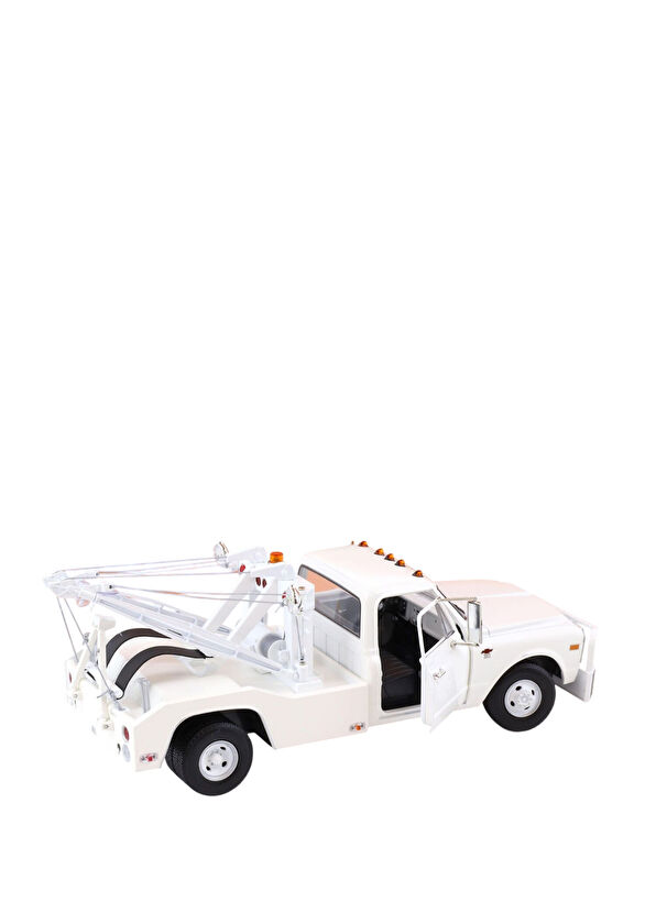 Greenlight 1:18 Greenlight 1968 Chevrolet C-30 Dually Wrecker Beyaz Model Araba - 2
