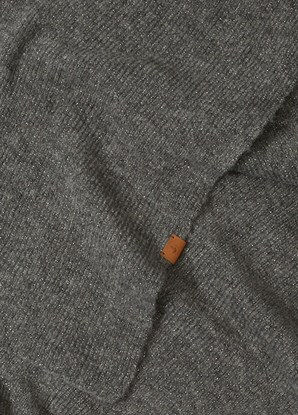 Beymen Club Gri Simli Kadın Atkı - 2