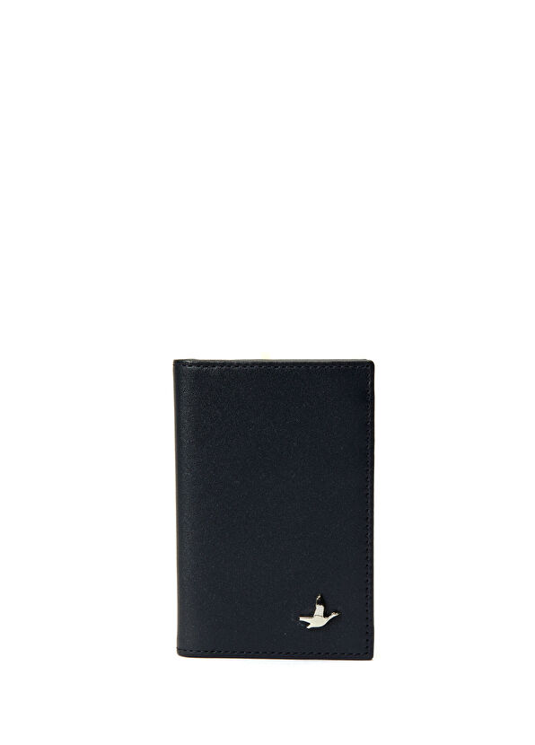 Beymen Club Navy Blue Men's Leather Card Holder - 1
