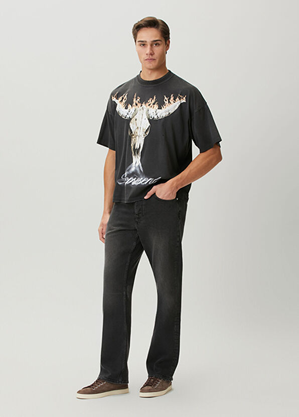 Represent Dark Grey Jeans - 1