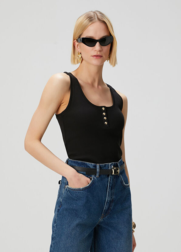 Anine Bing Alessia Siyah Atlet - 1