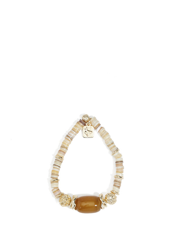 Beymen Club Beige Natural Stones Womens Bracelet - 2