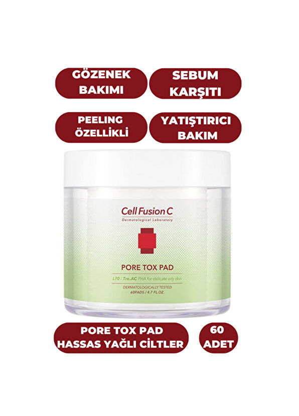Cell Fusion C Pore Tox Pad Gözenek Bakım Pedi 60 Adet - 3