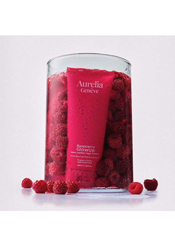 Aurelia Genève Raspberry Glowup Instant Lushglow Vegan Exfoliator - 2