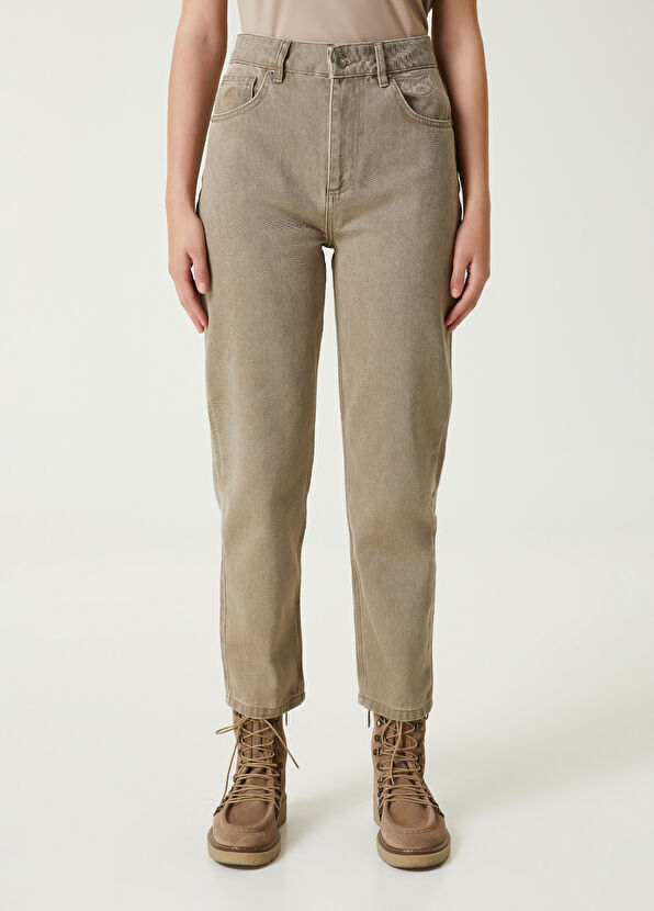 Beymen Club Haki Mom Jean Pantolon - 2