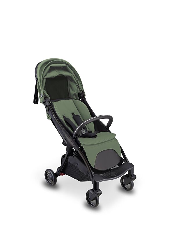 Resim Stroll-lite Zeytin Yeşili Otomatik Katlanabilen Bebek Arabası 