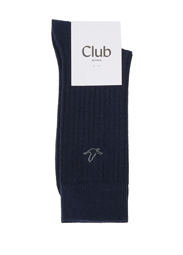 Beymen Club Lacivert Kaz Jakarlı Erkek Spor Çorap - 1