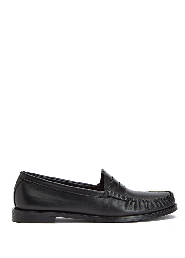 Beymen Club Black Strap Women's Leather Loafer - 1