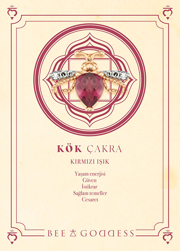 Bee Goddess Queen Bee Xsmall Radolit Pırlanta Altın Bileklik - 4