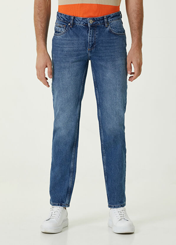 Beymen Club Straight Fit Açık Mavi Jean Pantolon - 2