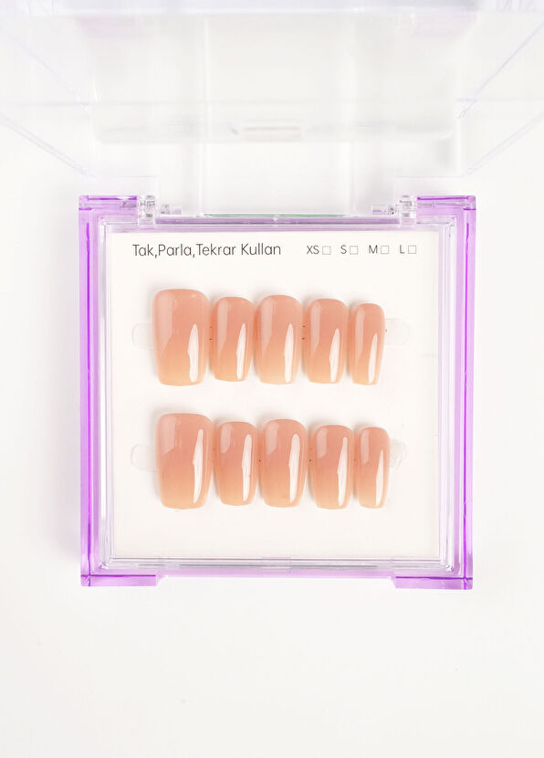 Don't Wear Don't Wear KOBL1770 Medium Ballerina 10 Pcs Reusable Handmade Prosthetic Artificial Nails - 3