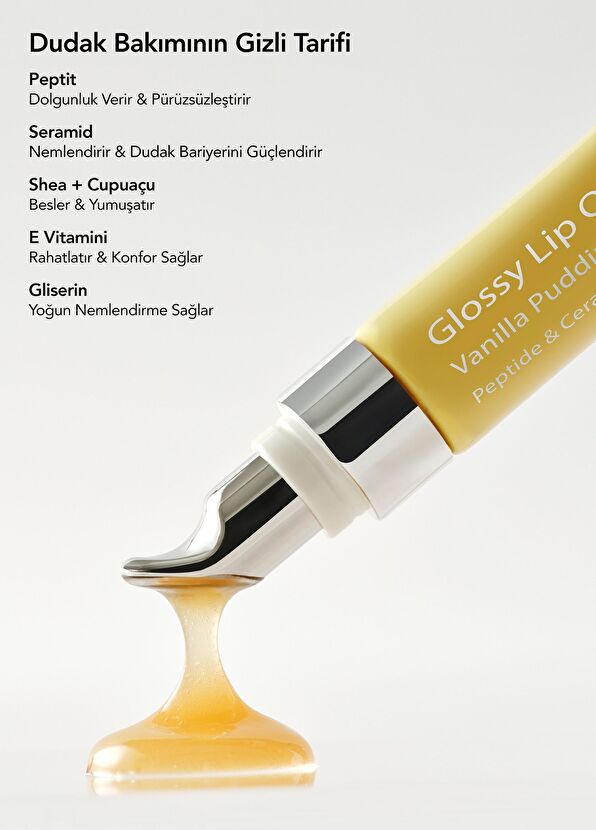 Aurelia Genève Vanilla Pudding Glossy Lip Oil Balm - 3