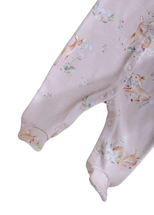 Lilou Atelier Macey Bej Unisex Bebek Organik Pamuk Tulum - 3