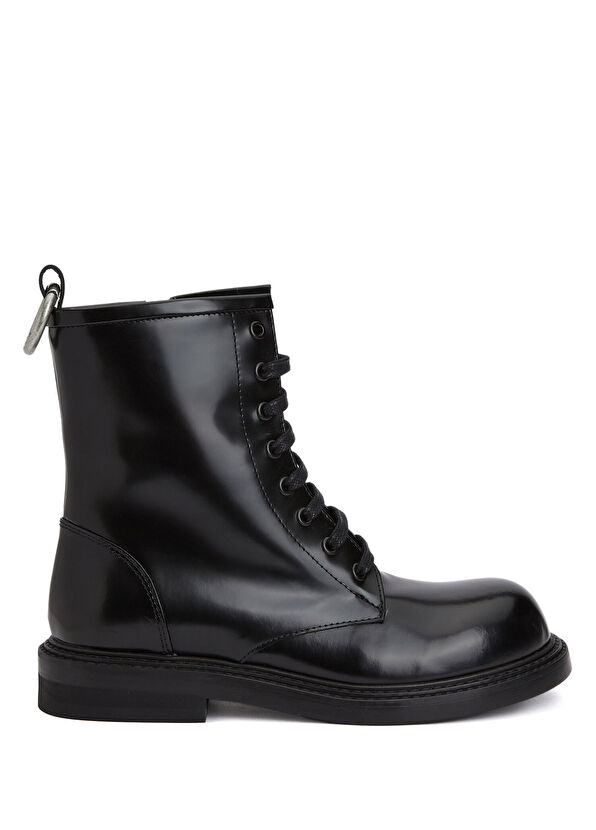 Siyah Kadın Deri Postal Bot - Görsel 2