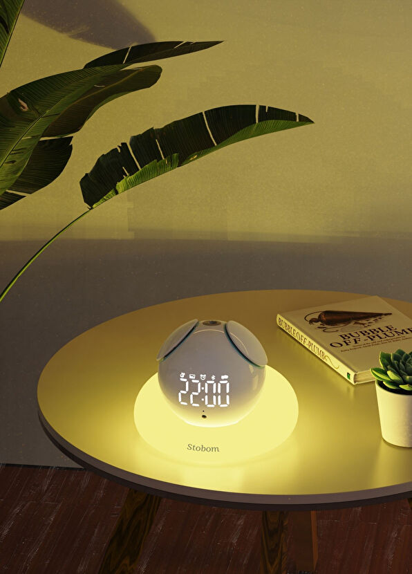 Stobom Mini Akıllı Uyku Asistanı Aromaterapi Difüzör ve Bluetooth Hoparlör - 4