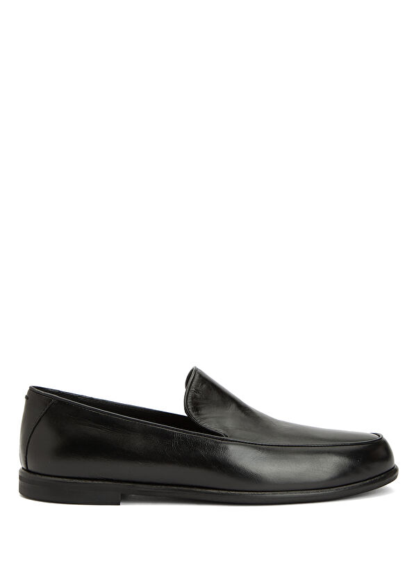 Poeve Nida Black Women's Leather Loafer - 1