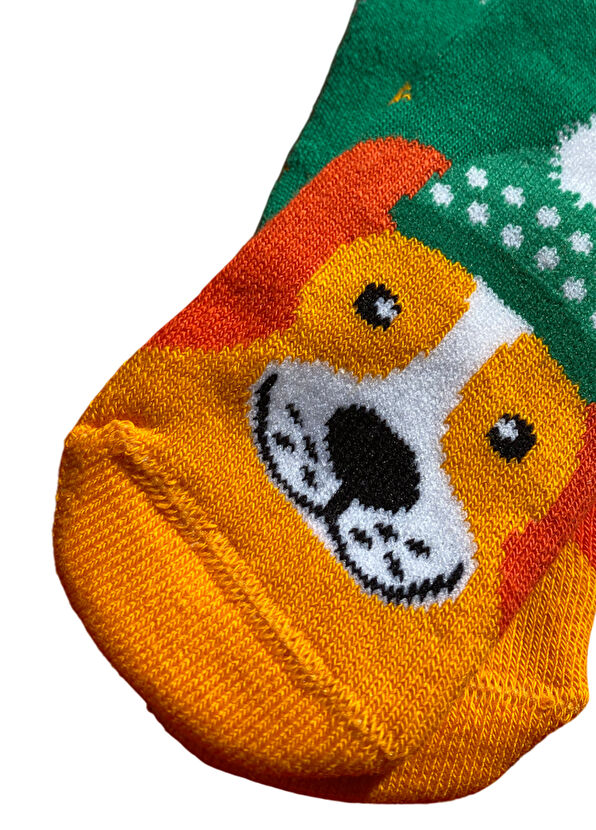 Lille Trove Lille Trove Snow Dog Yılbaşı Temalı Unisex Çocuk Çorap - 2