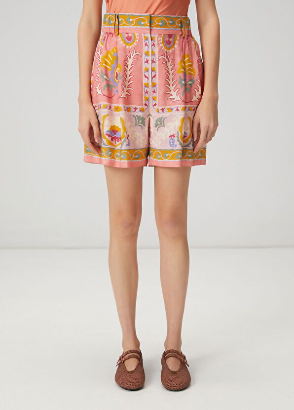 Beymen Club Pink paisley shorts - 3