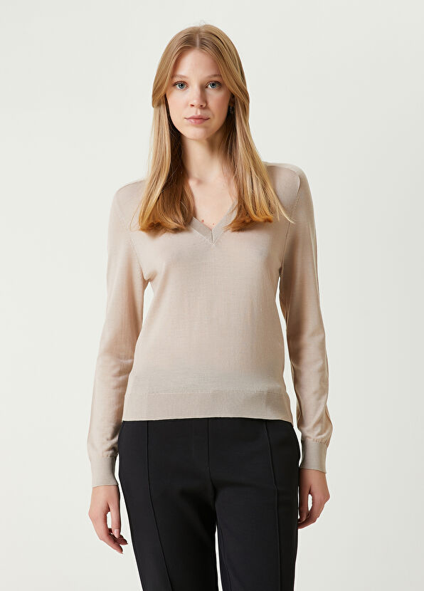 Beymen Club Camel Basic Yün Kazak - 1