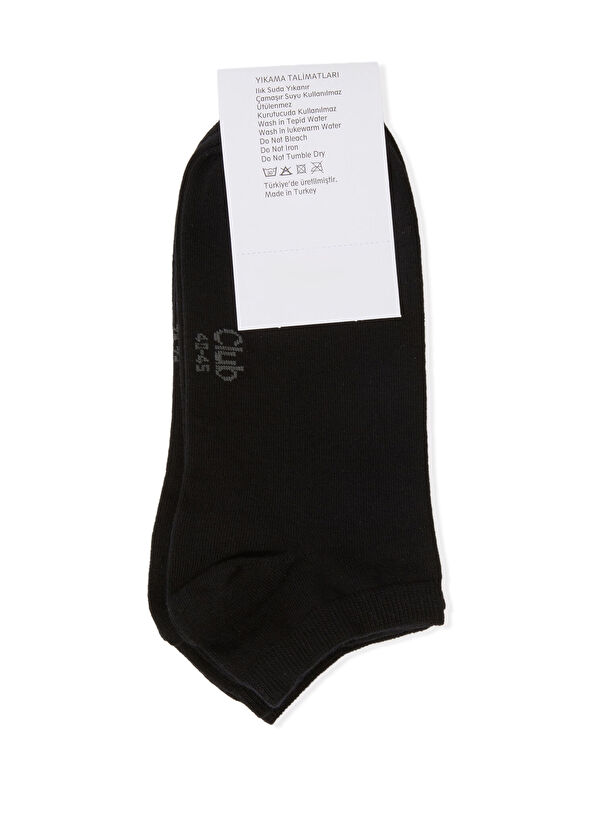 Beymen Club Black Men's 2-Pack Booties Socks Set - 2