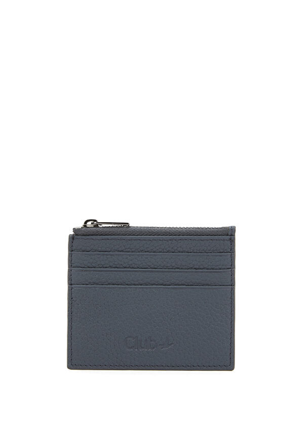 Beymen Club Navy Blue Men's Leather Business Card Holder - 1