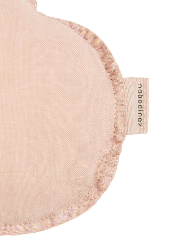 Nobodinoz Cloud Powder Pink French Linen Children's Pillow - 2