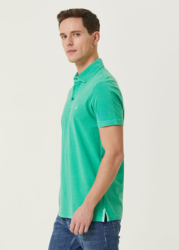 Beymen Club Comfort Fit Yeşil Polo Yaka T-shirt - 4
