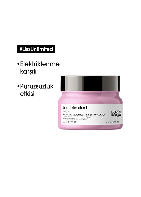 Loreal Professionnel Serie Expert Liss Unlimited Disiplin Maskesi 250 ml - 3